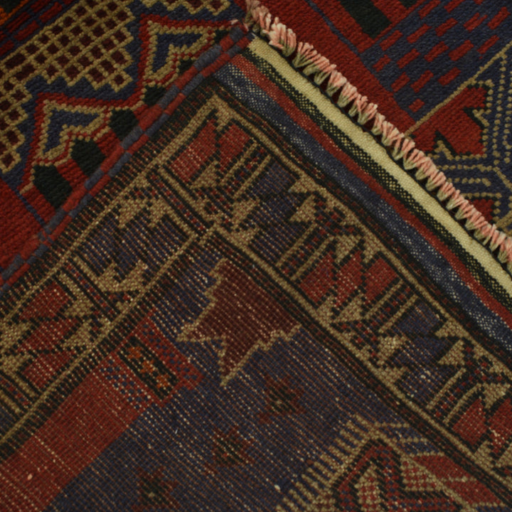 Afghan Prayer Rug 3' 2" x 4' 8" Hand-Knotted | No. AL61950