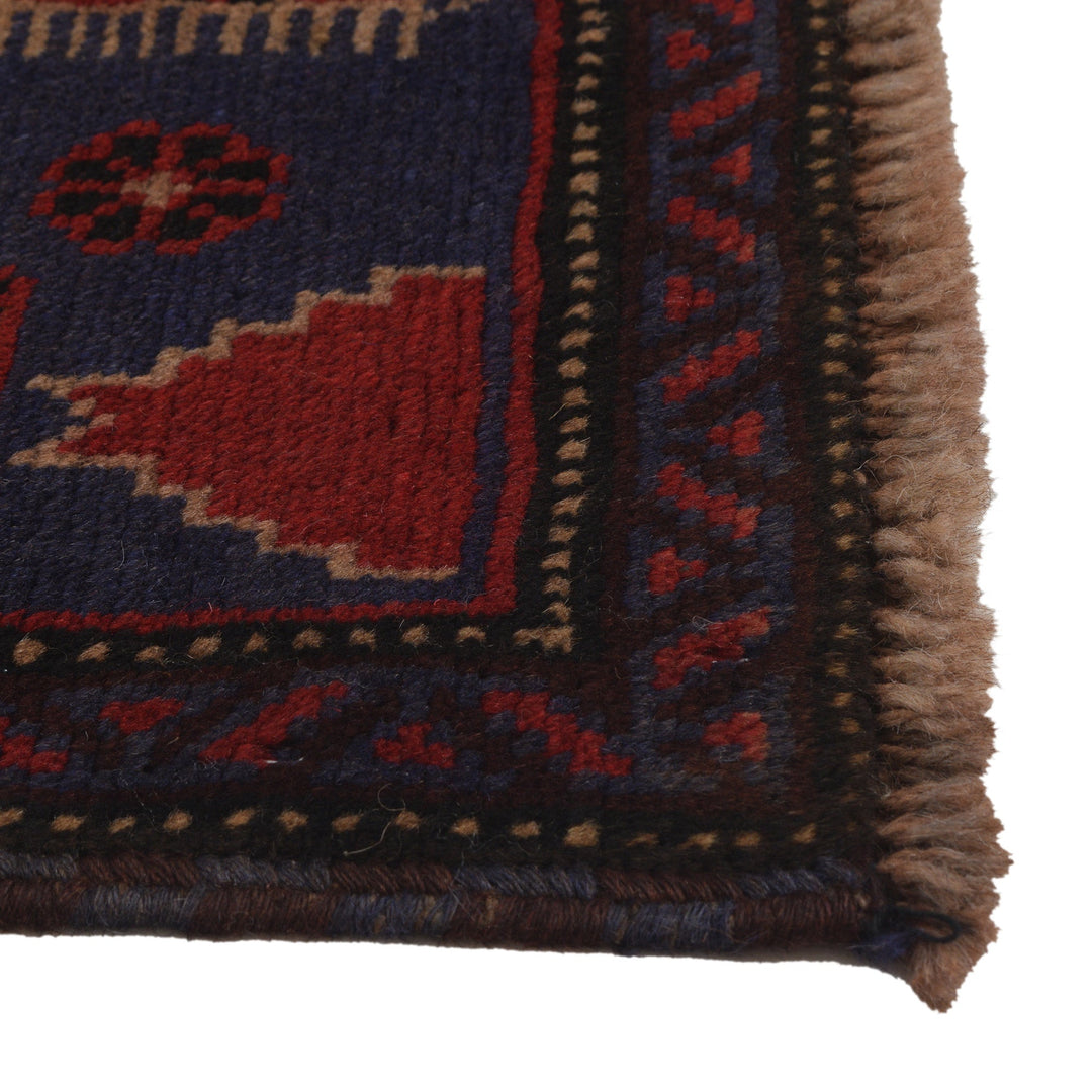 Afghan Prayer Rug 3' 0" x 4' 7" Hand-Knotted | No. AL38674