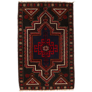 Handmade Balochi Carpet 2' 8" x 4' 1" - No. AL52612