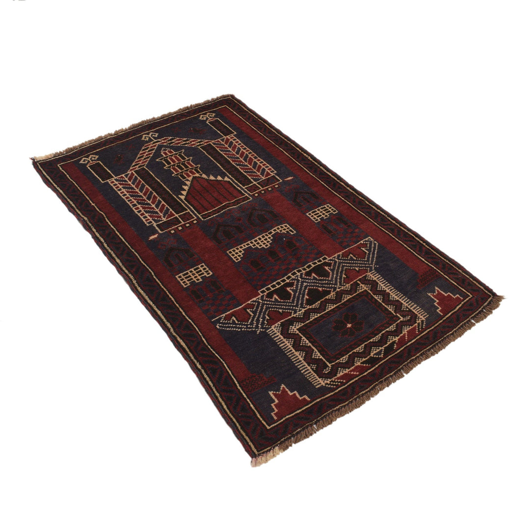 Handmade Prayer Rug 2' 10" x 4' 7" - No. AL25121
