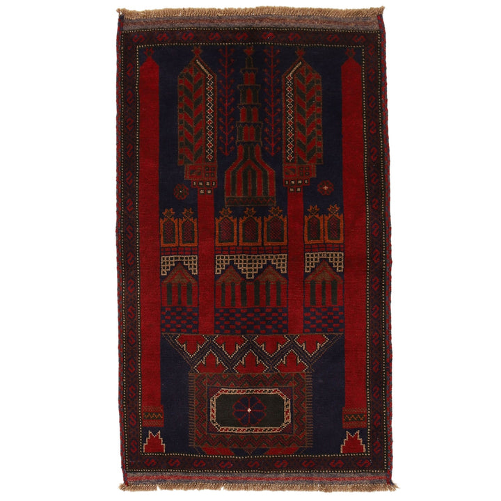 Handmade Prayer Rug 2' 11" x 4' 9" - No. AL13805