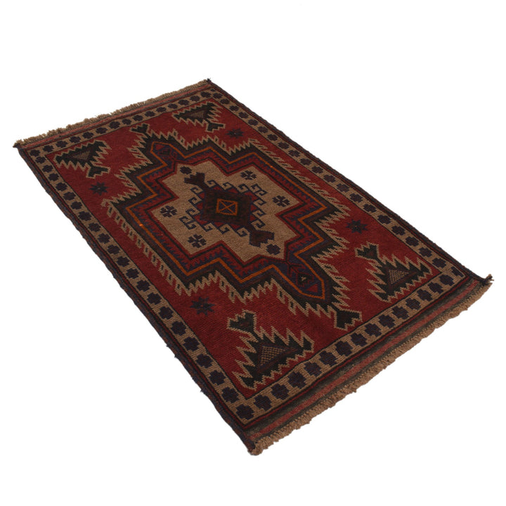 Handmade Balochi Carpet 2' 10" x 4' 7" - No. AL79673