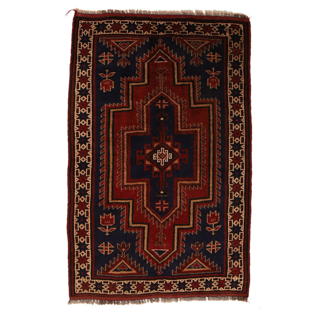 Handmade Balochi Carpet 2' 9" x 4' 4" - No. AL12610