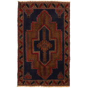 Handmade Baluchi Rug 2' 11" x 4' 7" - No. AL18170