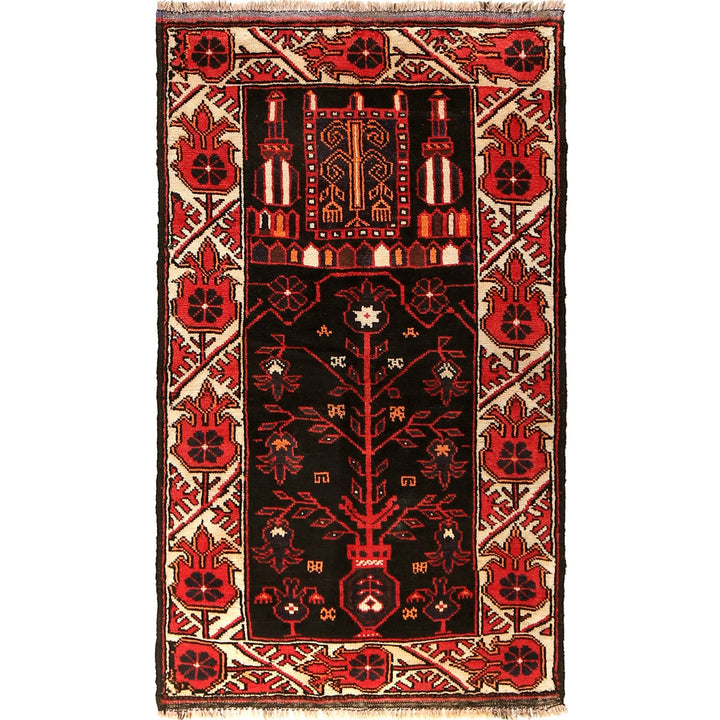Islamic Prayer Carpet 2' 11" x 5' 1 - No. AL26012