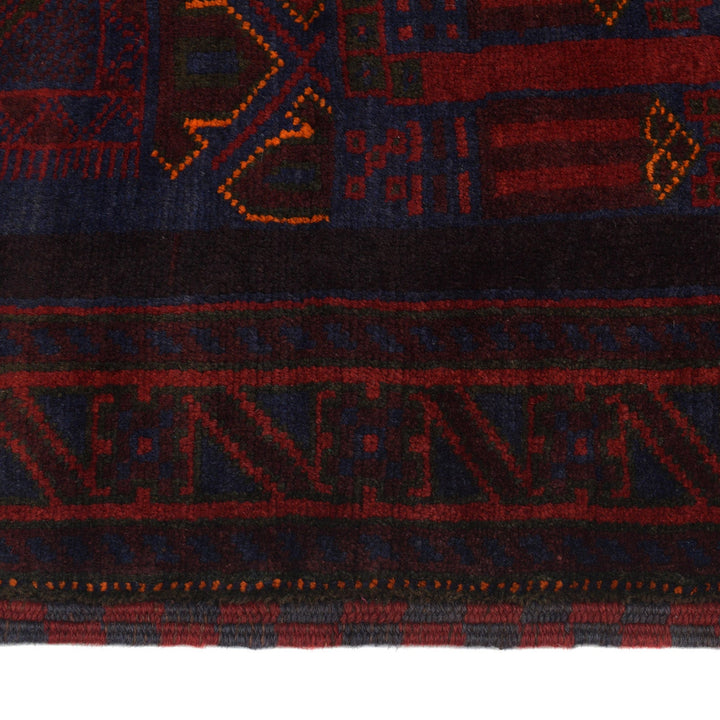 Afghan Prayer Rug 3' 0" x 4' 10" Hand-Knotted view