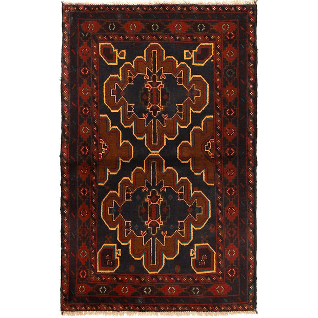 Handmade Baluchi Rug 2' 10" x 4' 6" - No. AL86094