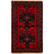 Red Baluchi Rug 2' 10" x 4' 10" - No. AL64325