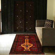 Baluch Small Size Rug 2' 9" x 4' 0" - No. AL79076