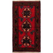Red Baluchi Rug 2' 8" x 4' 9" - No. AL11463