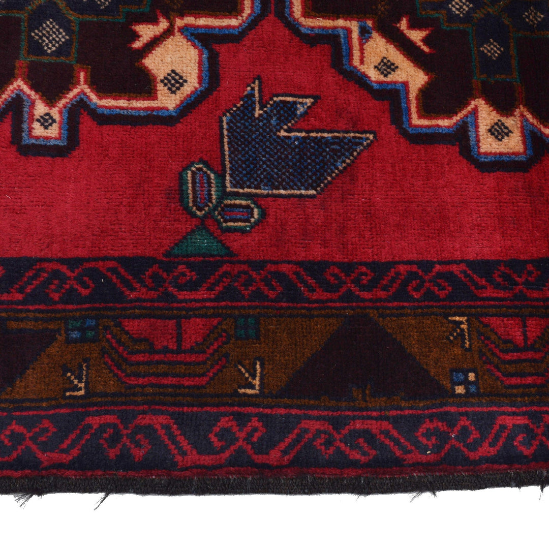 Red Baluchi Rug 2' 8" x 4' 9" - No. AL11463