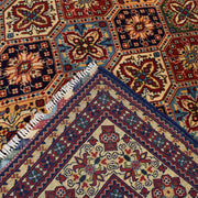 Authentic Hand-Knotted Afghan Rug 6' 9" x 9' 6" - No. AL83117