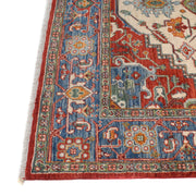 Ivory Color Heriz Design Rug 5' 1" x 6' 8" - No. AL97614