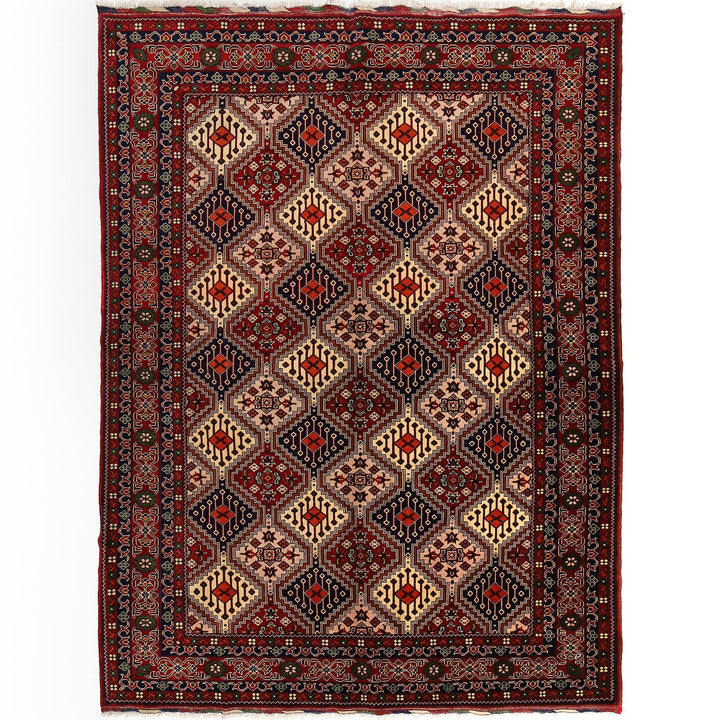 Handmade Oriental Area Rug 6' 8" x 9' 4" - No. AL47533