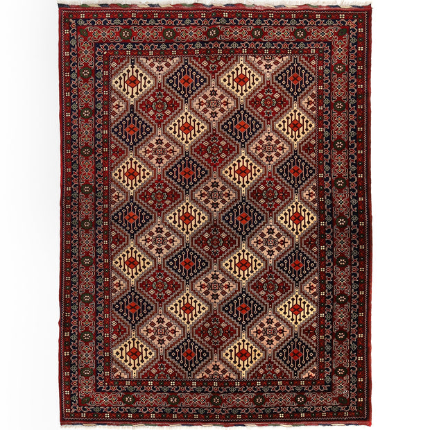 Handmade Oriental Area Rug 6' 8" x 9' 4" - No. AL47533