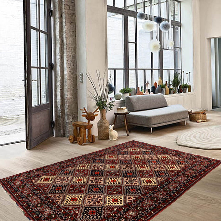 Handmade Oriental Area Rug 6' 8" x 9' 4" - No. AL47533