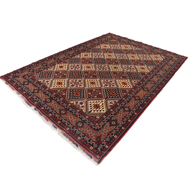 Handmade Oriental Area Rug 6' 8" x 9' 4" - No. AL47533