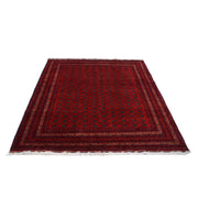 Rich Burgundy Color Khoja Roshnai Area Rug 5' 0" x 6' 6" - No. AL77647