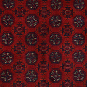 Rich Burgundy Color Khoja Roshnai Area Rug 5' 0" x 6' 6" - No. AL77647