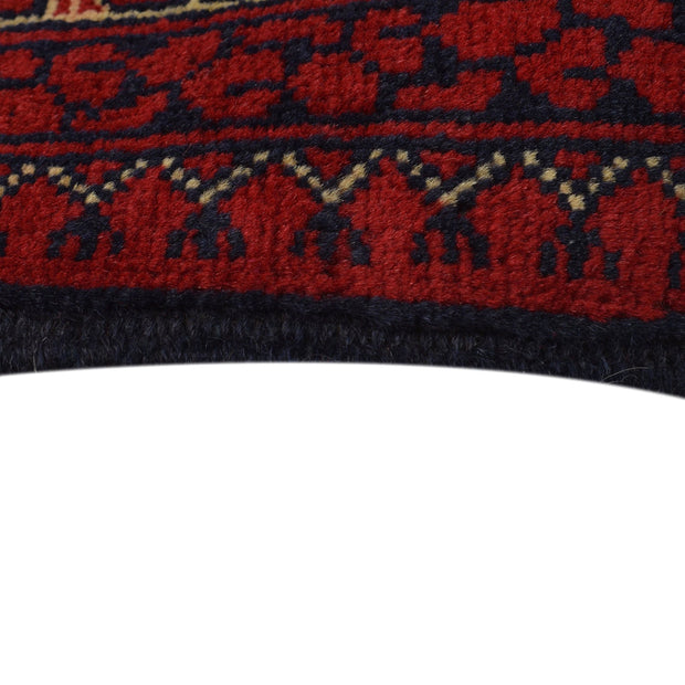 Rich Burgundy Color Khoja Roshnai Area Rug 5' 0" x 6' 6" - No. AL77647