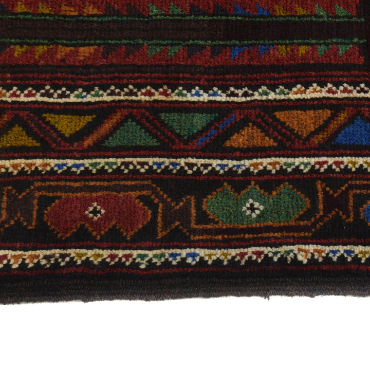 Afghan Prayer Rug 2' 11" x 4' 7" Hand-Knotted | No. AL67630