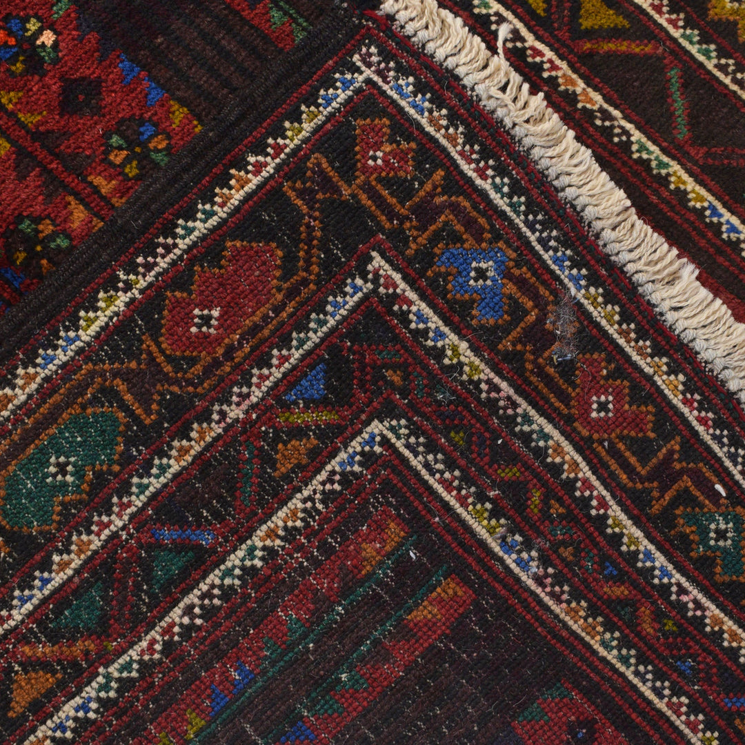 Afghan Prayer Rug 2' 11" x 4' 7" Hand-Knotted | No. AL67630