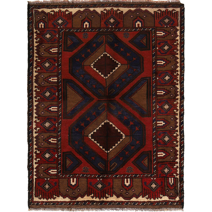 Handmade Balochi Carpet 3' 1" x 4' 1" - No. AL50354