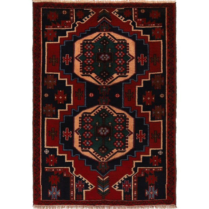 Hand Knotted Baluchi Rug 2' 11" x 4' 6" - No. AL70845