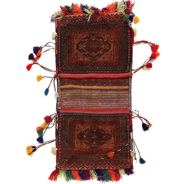 Tribal Baluch Saddle Bag Area Rug 1' 3" x 2' 8" - No. AL29983