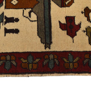 Handmade Afghan War Area Rug 2' 7" x 4' 0" - No. AL12198