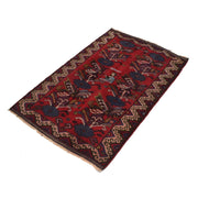 Hand Knotted Baluchi Rug 2' 10" x 4' 2" - No. AL36881