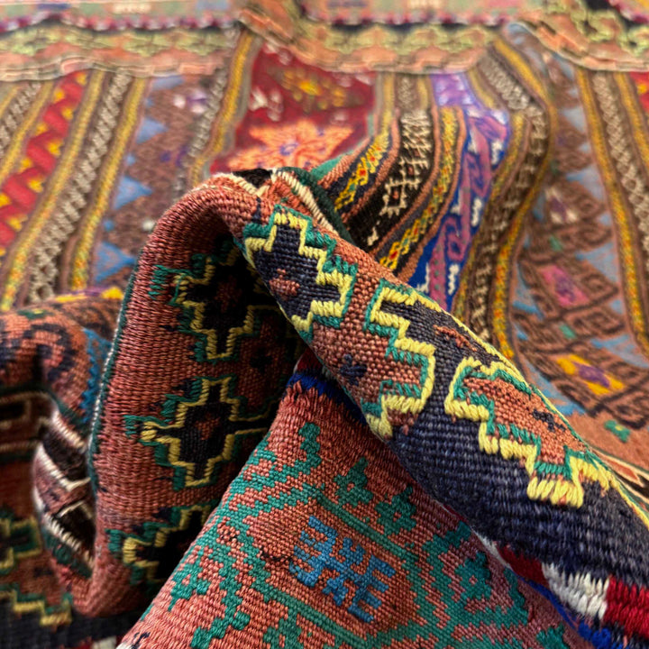 Afghan Kilim Rug 4' 4" x 6' 4" Flat-Weave | No. AL38096