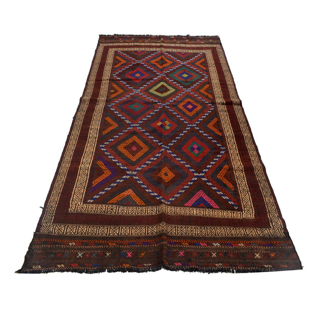 Handmade Flatweave Kilim 4' 7" x 9' 0" - No. AL72797