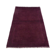 purple Color Overdyed Area Rug 2' 10" x 4' 8" - No. AL52740