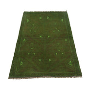Green Overdyed Area Rug 2' 10" x 4' 3" - No. AL40186