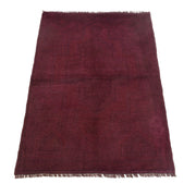 Purple Color Overdyed Area Rug 3' 1" x 4' 6" - No. AL42158