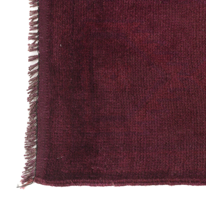 Purple Color Overdyed Area Rug 3' 1" x 4' 6" - No. AL42158