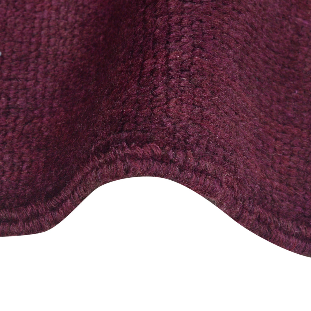 Purple Color Overdyed Area Rug 3' 1" x 4' 6" - No. AL42158