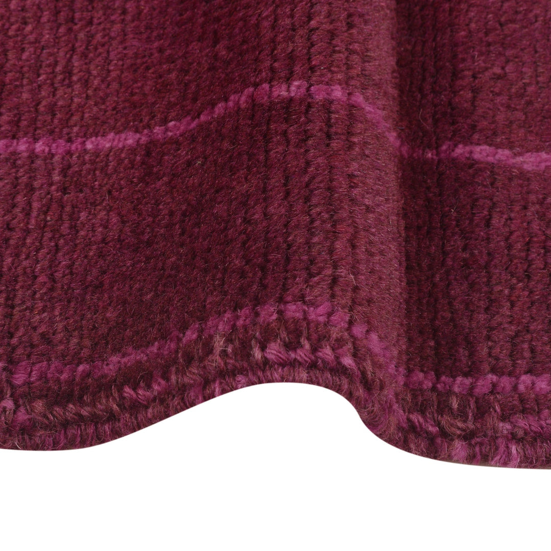 Purple Color Overdyed Area Rug 2' 11" x 4' 6" - No. AL64565