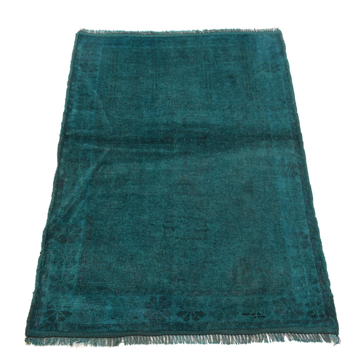 Handmade Overdye Carpet 2' 10" x 4' 2" - No. AL65984