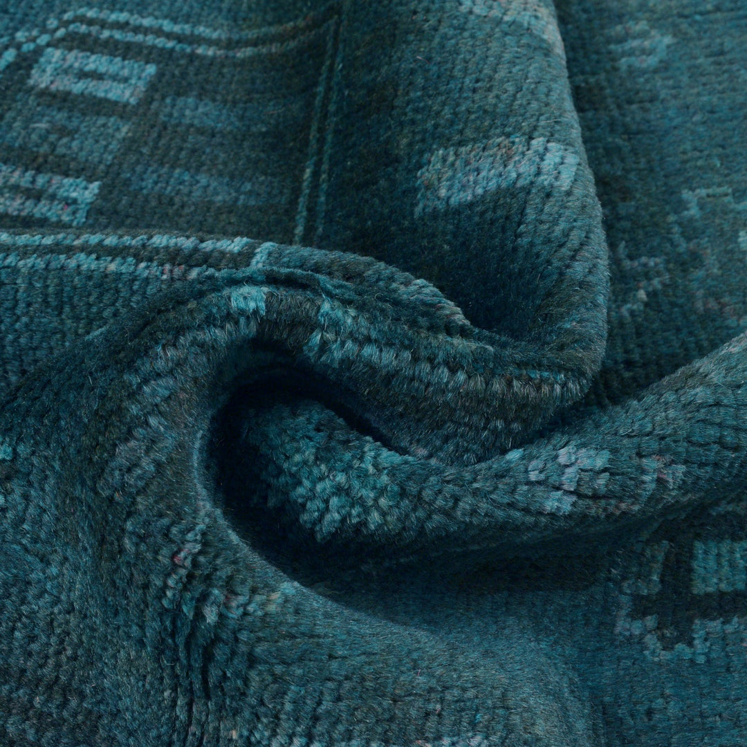 Hand Knotted Overdyed Prayer Rug 2' 11" x 4' 4" - No. AL17399