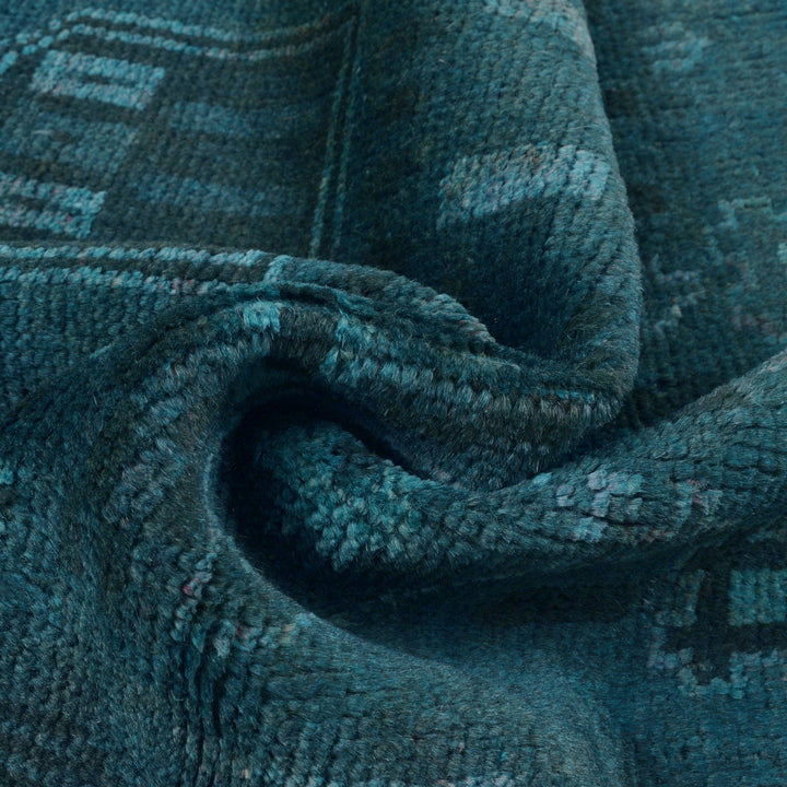 Hand Knotted Overdyed Prayer Rug 2' 11" x 4' 4" - No. AL17399