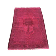 Hand Knotted Overdye Wool Rug 2' 9" x 4' 4" - No. AL31961