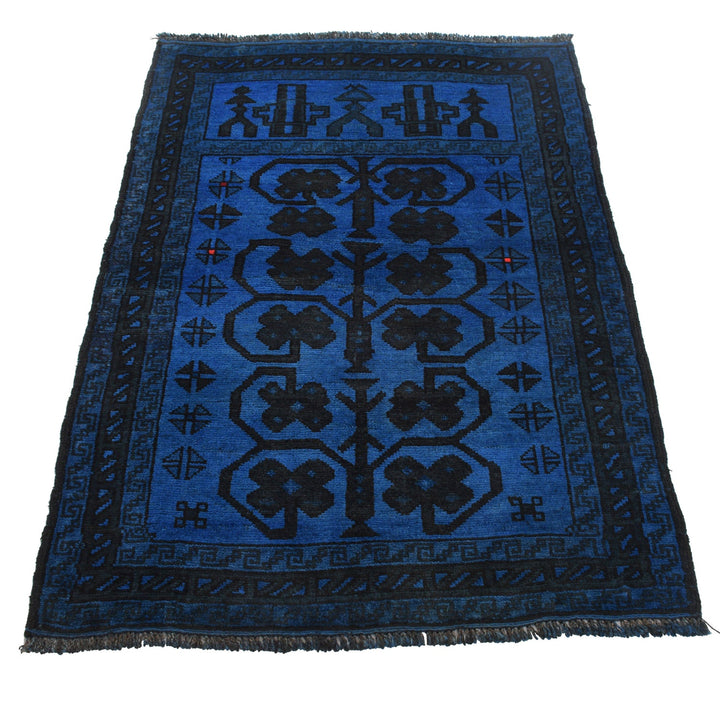 Handmade Overdye Prayer Carpet 2' 9" x 4' 2" - No. AL64089