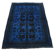 Handmade Overdye Prayer Carpet 2' 9" x 4' 2" - No. AL64089