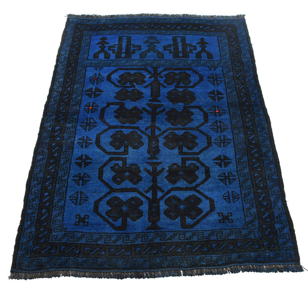Handmade Overdye Prayer Carpet 2' 9" x 4' 2" - No. AL64089