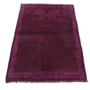 Hand Knotted Overdye Wool Rug 2' 9" x 4' 2" - No. AL99070