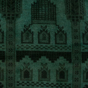 Green Overdyed Prayer Area Rug 2' 10" x 4' 5" - No. AL28175