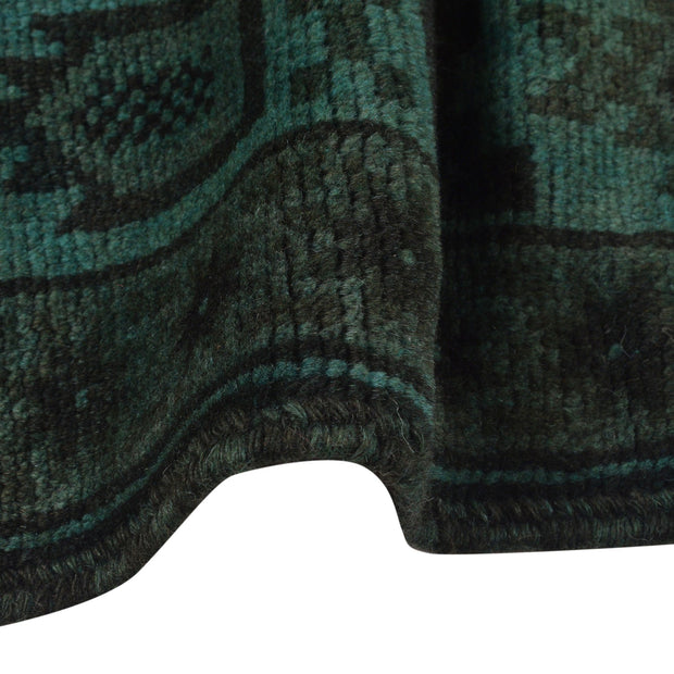 Green Overdyed Prayer Area Rug 2' 10" x 4' 5" - No. AL28175