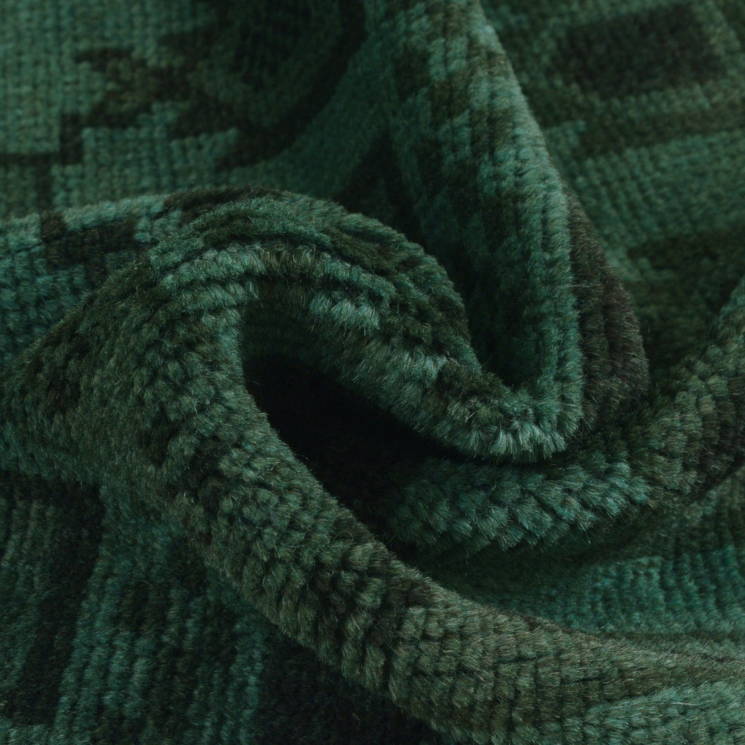 Green Overdyed Prayer Area Rug 2' 10" x 4' 5" - No. AL28175